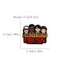 Stranger Things Pin Set Creative Cartoon Vecna Eleven Will Brooch Backpack Decoration Gift