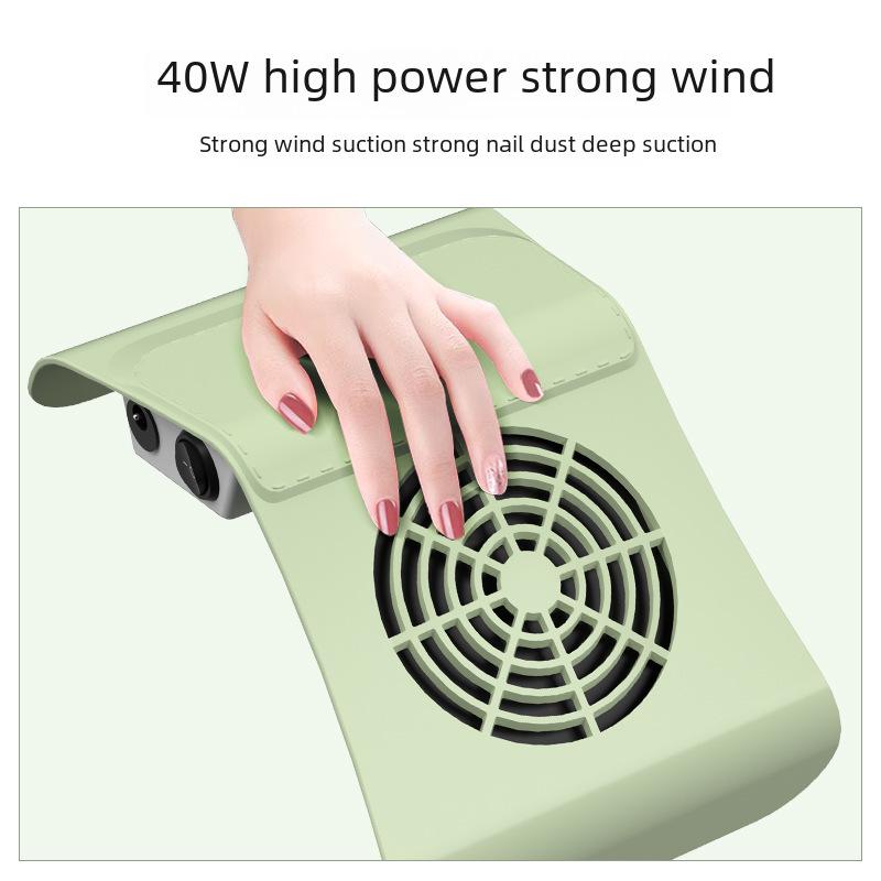 Japanese Nail Shop Silent Nail Dust Collector - New, Powerful, and Efficient Vacuum Cleaner for Nail Removal.