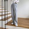 New Arrivals Open Run Women Sporty Rayon Spandex Semi Wide Banding Pants