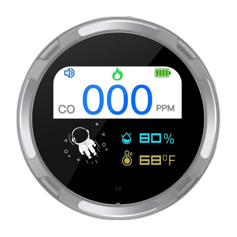 Tiny Gas Measurement Device With Constant Monitoring And Alarm Function Perfect For Mobile Shelter Indoor Outdoor Usage