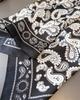 Luxury Paisley Print Shawl Square Scarf for Women Hijab Fashion Wraps Neckerchief Female Hair Bands Ribbon Headband Bandana