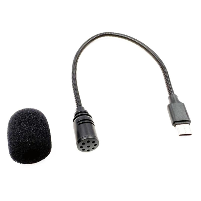Flexible Hose Microphones With Type C Connectors For Clear Sound Recording On Smartphones And Computers