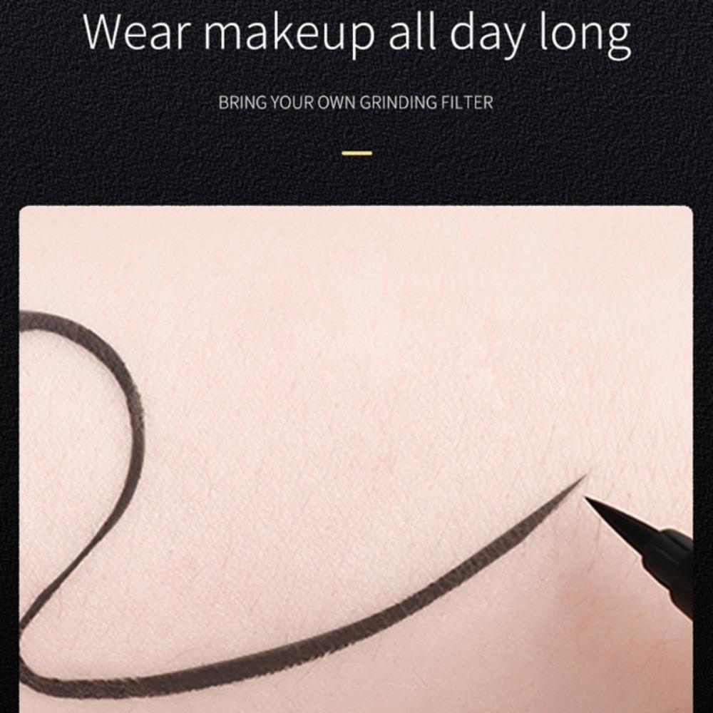 Misiou Beauty Double-ended Seal Eyeliner, Quick-drying, Waterproof, Long-lasting, Non-smudged, Ultra-fine 2-in-1 Eyeliner Liquid Pen for Open Corners