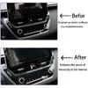 Car Accessories Fit for Toyota Corolla 2020 2021 2022 2023 ABS Center Console Air Condition Panel Cover Trim 1PC SRT (Carbon Fiber)