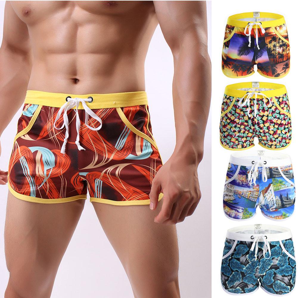 Buy Mens Fashion Printing Sports Trunks Beachwear Underwear Surf