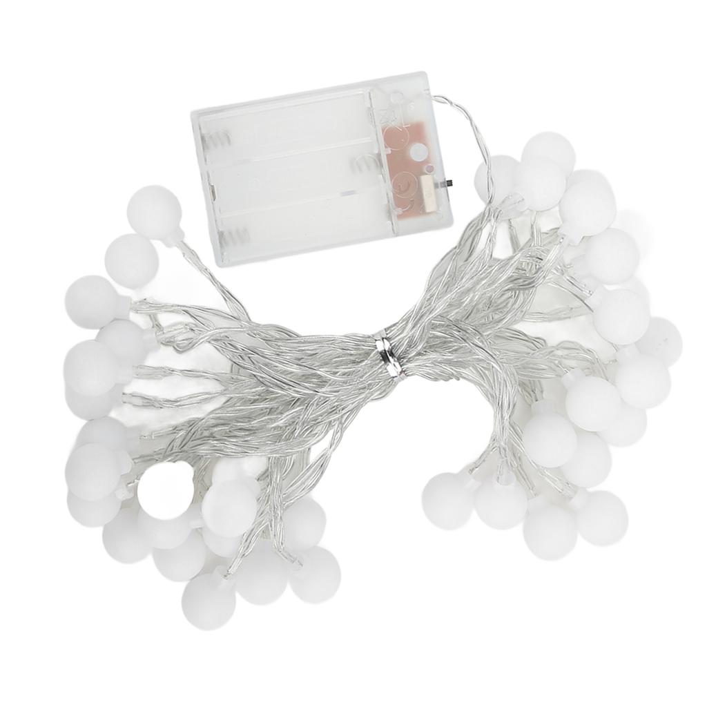 LED String Lights 20ft Waterproof Round String Lights Romantic Ambience Camping String Lights with Two Modes for