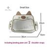 New Korean Kawaii Cat Ita Bag Cute PU Shoulder Bag Girls Transparent Pocket Harajuku Crossbody Bag Women's Fashion Backpacks