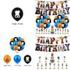 Naruto Ninja Birthday Party Supplies Decorate With Colorful Balloons Pull Flags And Cake Toppers