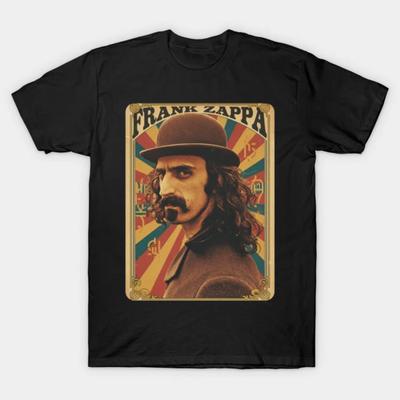 Maglietta Vintage Frank Zappa Stile Album Rock Grafica Taglie S-5XL