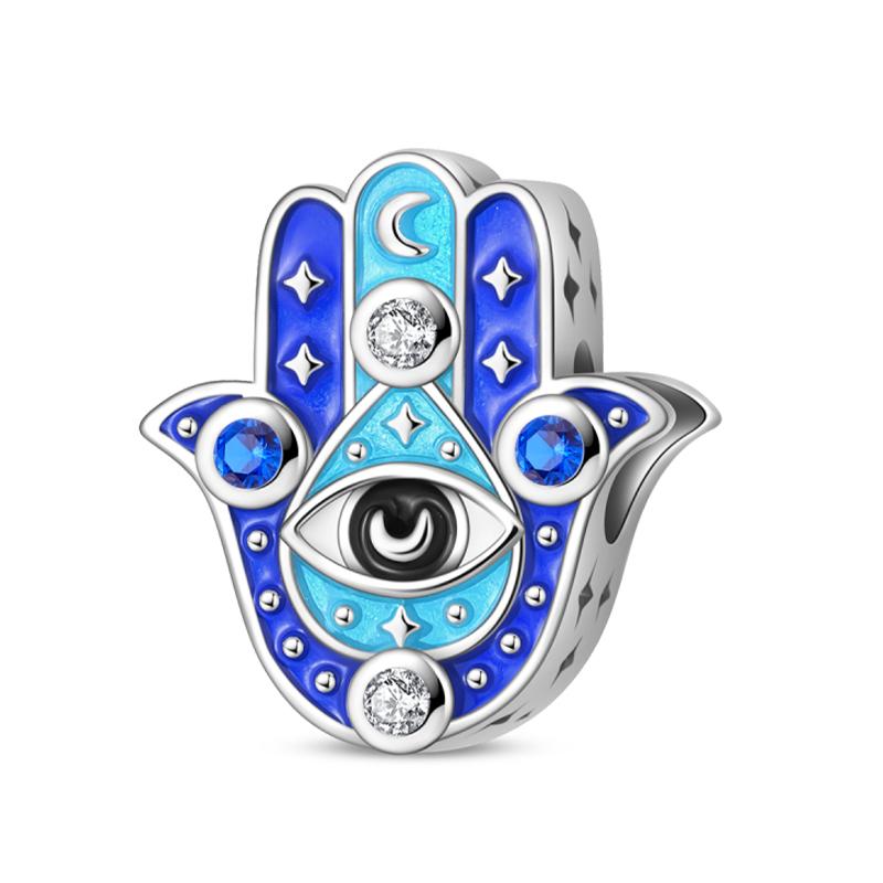 Original Copper Charm Beads Glowing Luminous Lantern Angel Magic Cat Jungle Pendant Bead For Bracelet Charm Jewelry