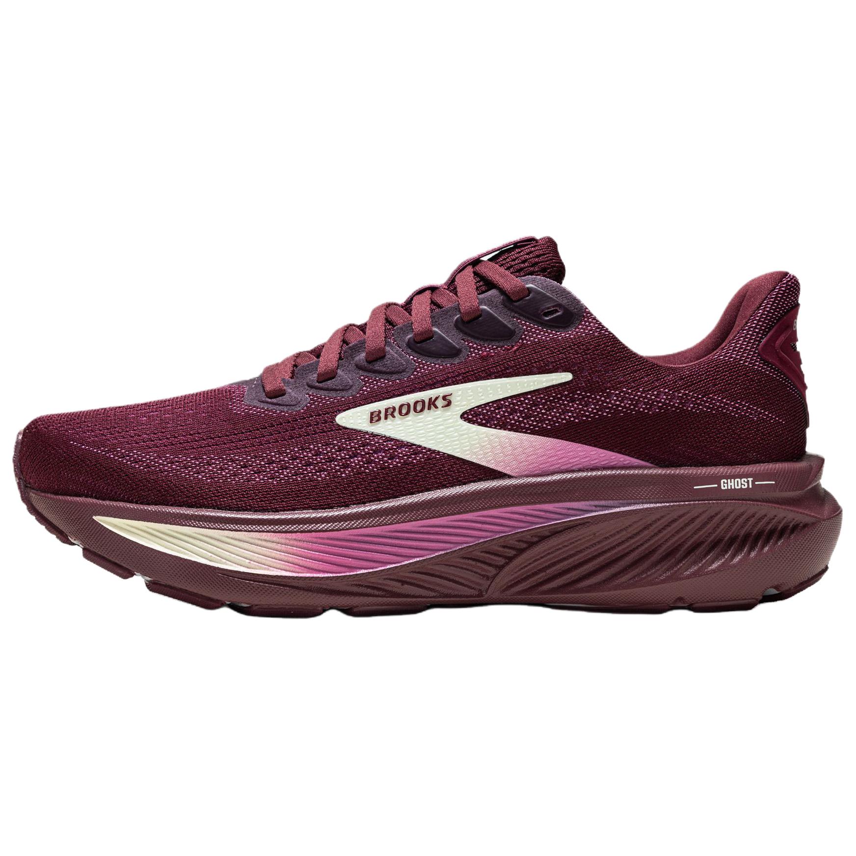Brooks Ghost 17 Vielseitig Bequem Stoßdämpfend Langlebig Atmungsaktiv Reaktionsfreudig Laufschuhe Damen Sneaker Rot 120431-1B-581 38 black