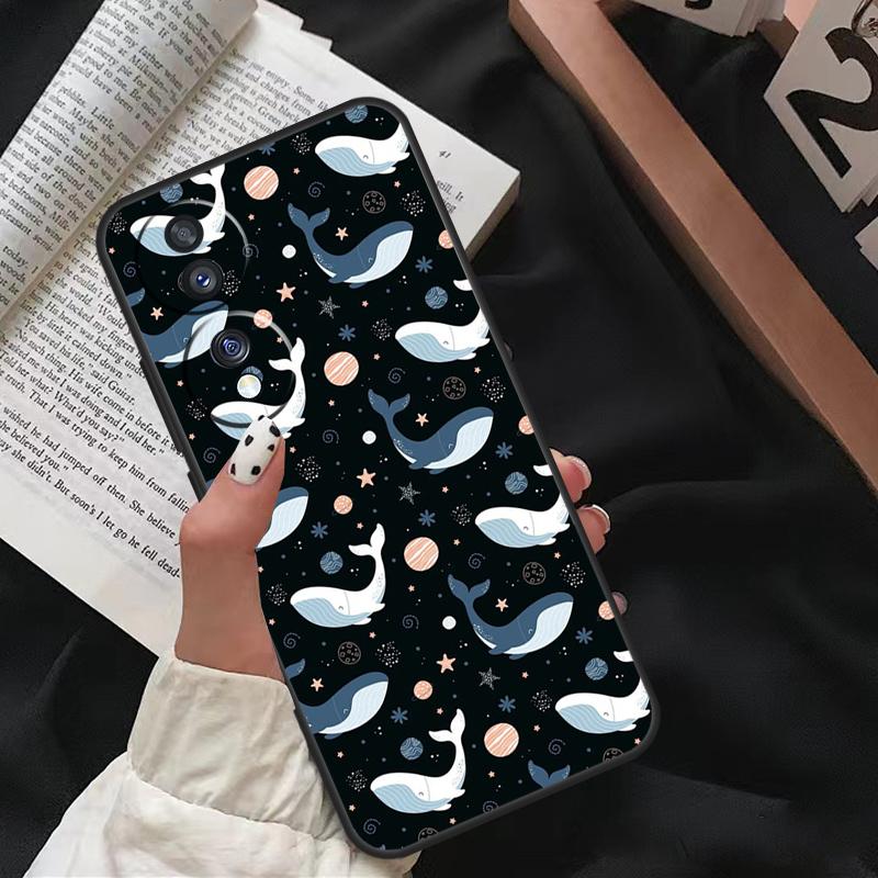 Baby Whale For Honor Magic 8 Pro 6 5 7 Lite Case For Honor 200 400 50 70 90 X8b X9a X9b X9c X9d Win RT