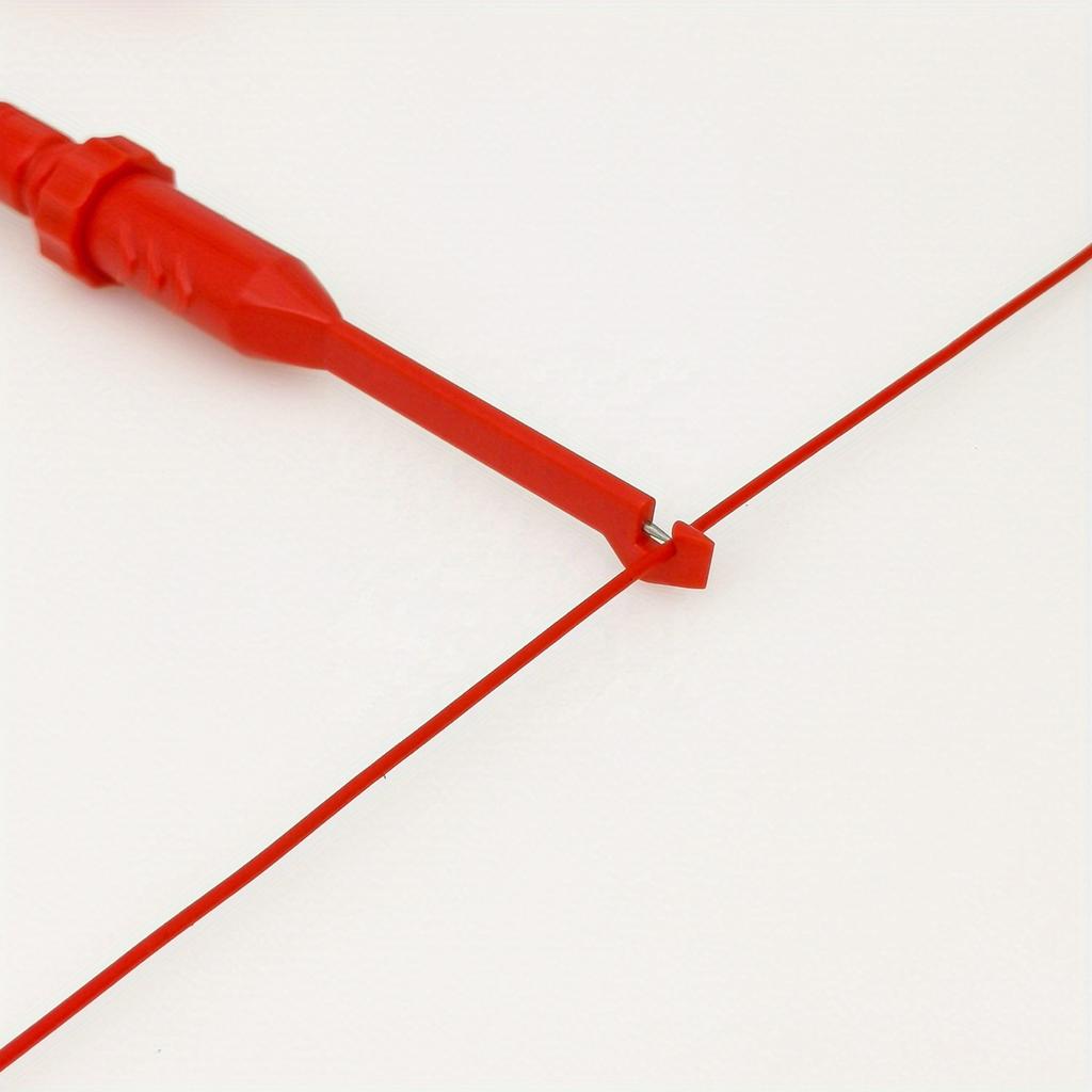 1 Stück Kabelklemmen Durchstechklemme 4mm Bananenbuchse Hochbelastbare Isolationsdurchstechsonde Testklemme mit Rücksonde Drahtdurchstechsonde Klemme