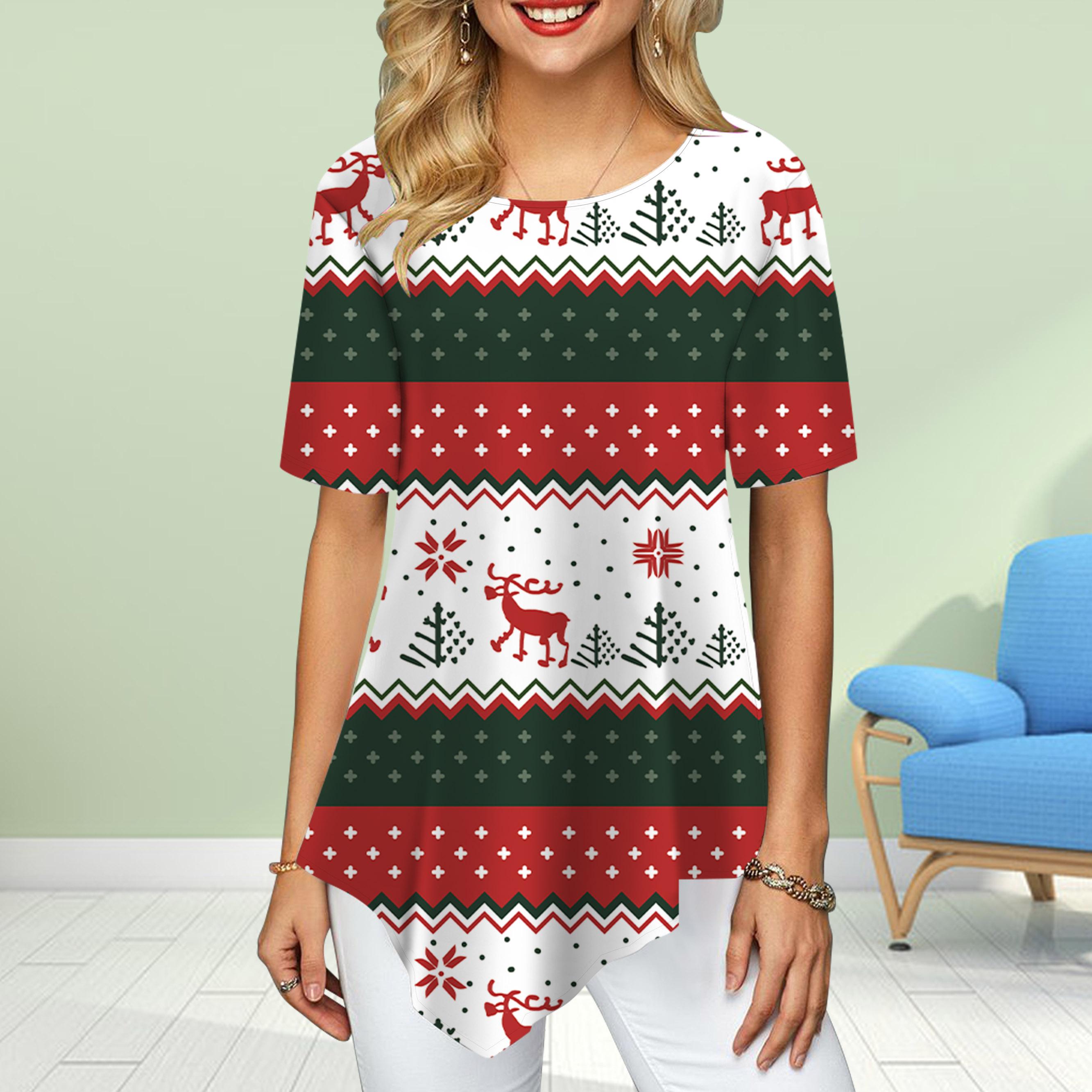 Женские футболки больших размеров с цветочным принтом в стиле ретро — фото 2