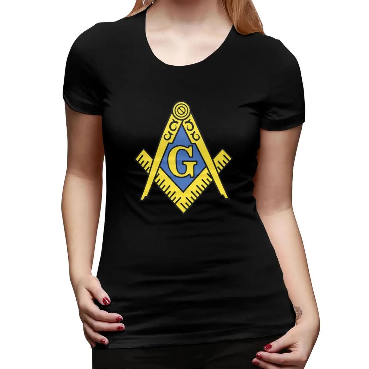 

Freemason Masonic TShirt for Women ONeck Streetwear T Shirts Womens Short Sleeve Summer Clothes Tops 4XL