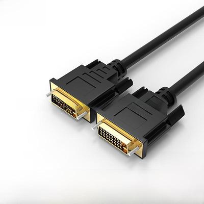 Rotes & Schwarzes DVI 24+1 Stecker-zu-Stecker-Kabel: High-Definition-Videoanschluss für Computergrafikkarten (3,5 Fuß)