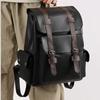 Fashion Luxury Men Backpack Waterproof PU Leather Travel Bag Man Large Capacity Teenager Male Mochila Laptop Backpacks
