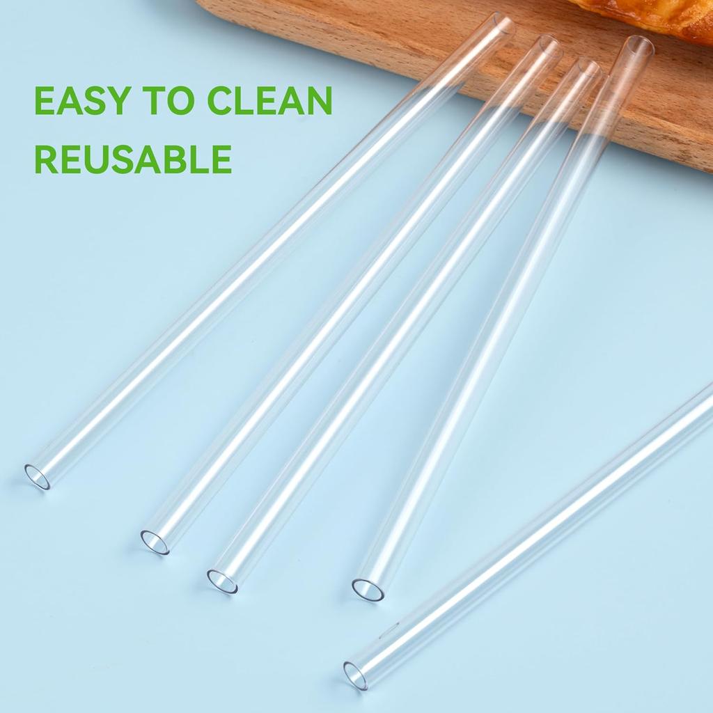 Straws for Simple Modern 40 oz Tumbler, 12.2" Extra Long Replacement Straw for Simply Modern 40oz Cups, Clear Tritan Plastic, BPA Free,Reble Drinking