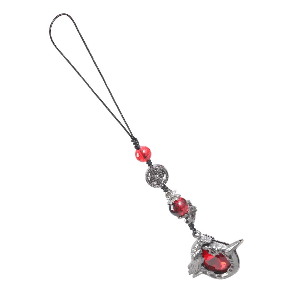 Unique Raven Phone Charm Keychain Versatile Crow Mobile Accessory Hanging Pendant For Unique And Creative Outfits