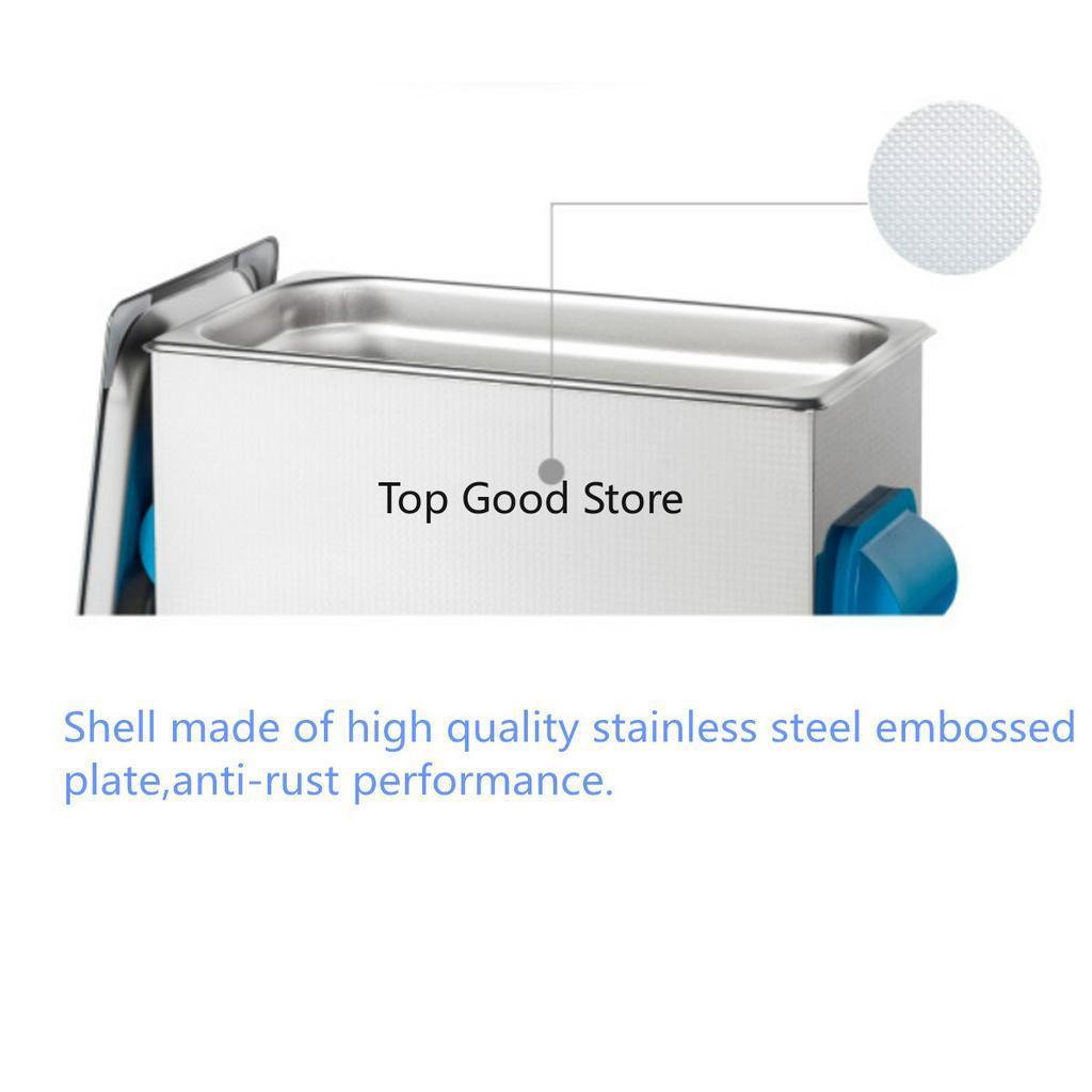 100W 3L Digitaler Ultraschallreiniger Ultraschallbad ReinigungsTimer Tank Heizkorb