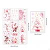 Christmas Window Clings,Glass Sticker Decals Party Supplies Decorative Static Clings Privacy Film