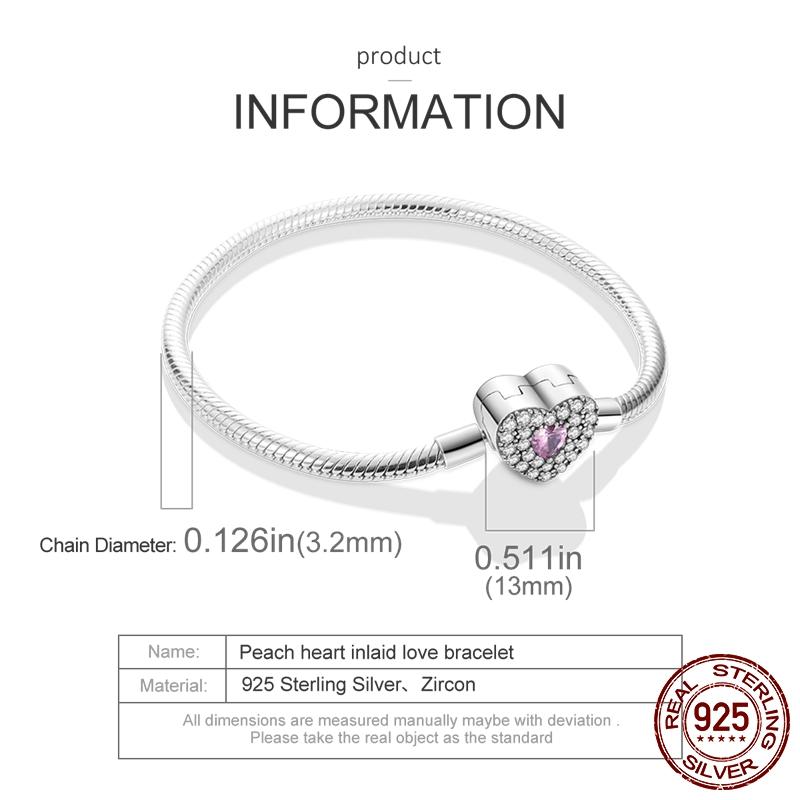 Fit Bracelet Heart Butterfly Family Life Tree Bracelets 925 Silver DIY Charms Beads Fashion Women Bracelet Jewelry
