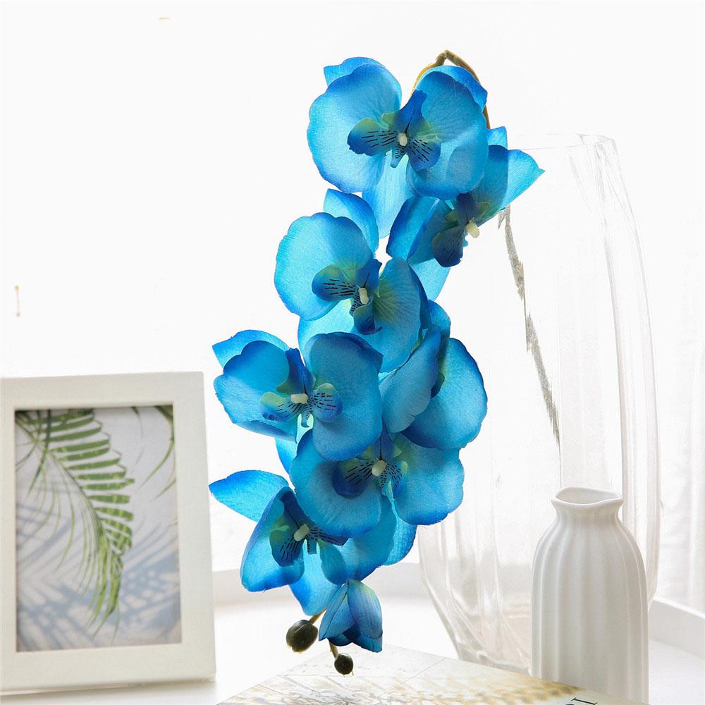 Artificial Flowers Butterfly Orchid Bouquet Fake Plants Phalaenopsis For Home Decor Garden Party Wedding Decoration Accessories