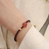 Natural Garnet Bracelet Strawberry Crystal Bangles Women Fashion Jewelry Accessories Gift
