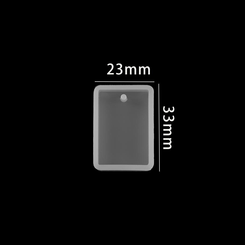 5Pcs Pendant Resin Epoxy Molds Mixed Size Casting Silicone UV Resin Molds For DIY Jewelry Making Findings Supplies Accessories