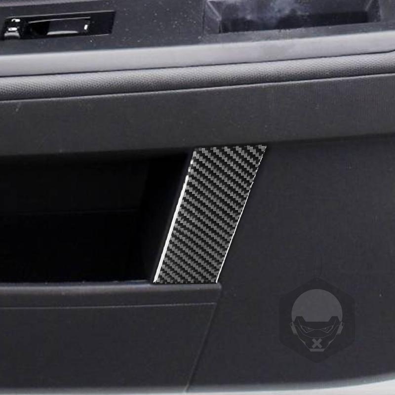 For Dodge Avenger 2008 2009 2010 Carbon Fiber Inner Door Panel  Decorative Cover Set Car Interior Decoration Accessories Sticker