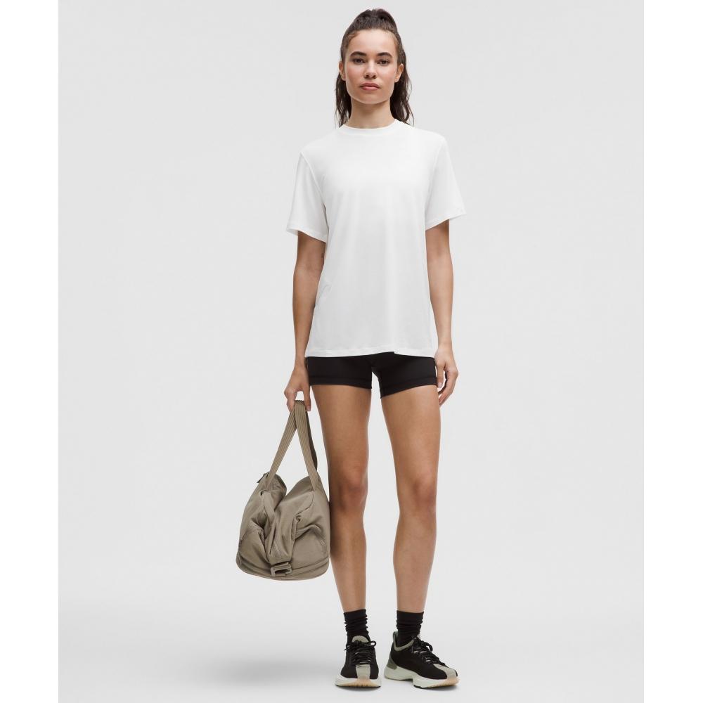 Lullulemon Jersey Training Short Sleeve Shirt Wht