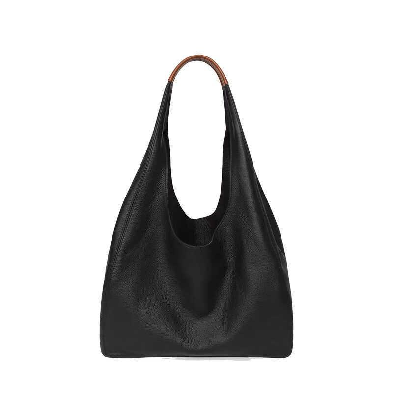 

French Lazy Style 2025 Suede Bag Large Capacity One-shoulder Underarm High-quality Simple Commuting чорний