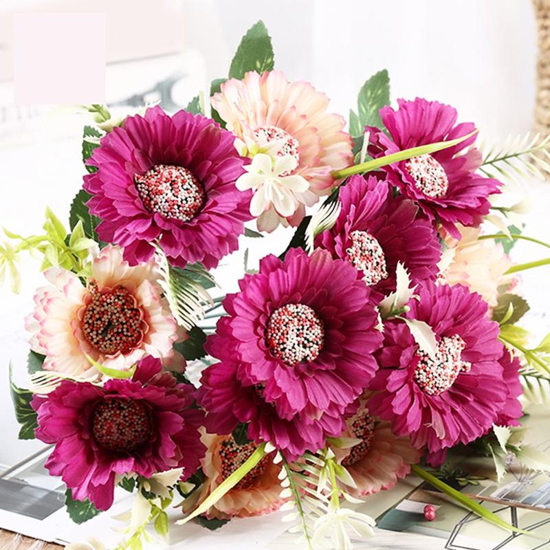 7 Knstliche Gnseblmchen Anti-UV Chrysantheme Simulation Gerbera fr  Hofdekoration und Zuhause Kunstblumen gnstig kaufen  Preis, kostenloser  Versand, echte Bewertungen mit Fotos  Joom