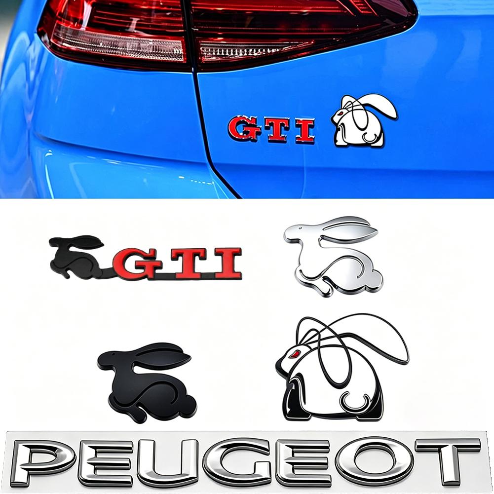 3D Metal Car Trunk Logo Sticker Grill Emblems Badge Decals For VW Golf T‑Roc Tiguan Polo Passat T‑Cross Taigo ID.4 ID.7 MK7 6 Zs9