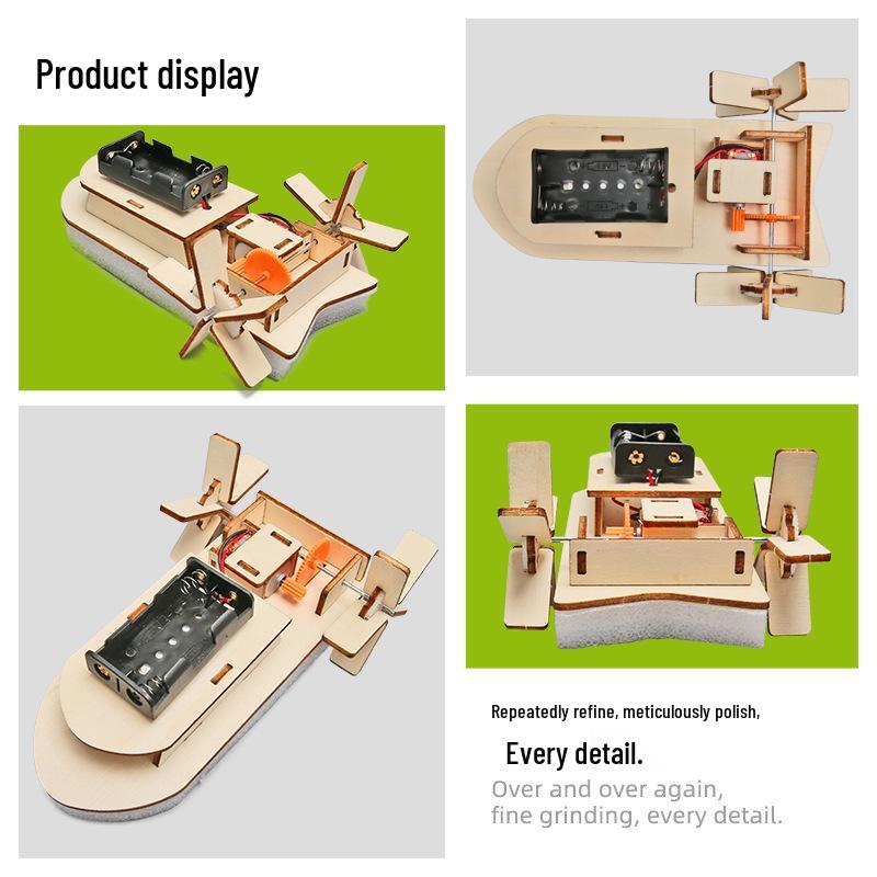 Children's DIY Science Kit: Paddle Steamer Experiment for Elementary Students