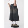 Herren Denim Jeans Cropped Hosen Mittlere Taille Knielang Lässig Locker Sommer Kurzer Stil Hohe Qualität Personalisierbar Waschbar Streetwear Kleidung