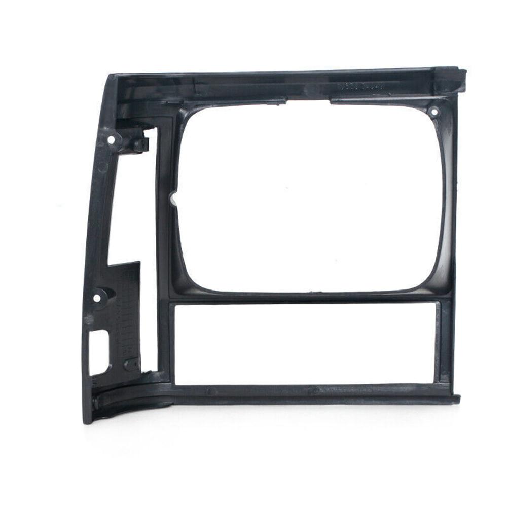 2KS Černý rámeček světlometu pro Jeep Cherokee Comanche Pickup Truck 1991-1996