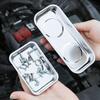 Magnetic Tray Stainless Steel Square Magnetic Parts Storage Tray for Automotive Nuts Bolts Screws Parts Suction Storage Tools