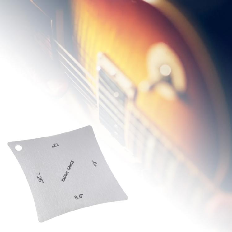 High Precisions Guitar Neck Radius Gauge with Smooth Designs Prevents Scratches Suitable for Setups and Maintenance