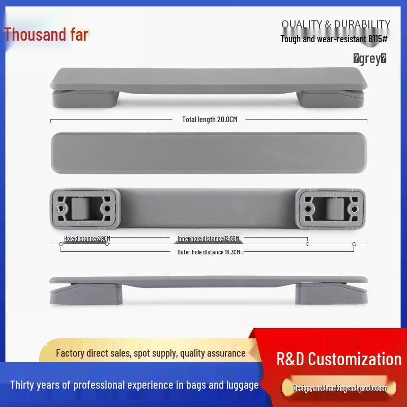 Luggage Handle Replacement & Repair Kit - Leather Case & Bag Accessories