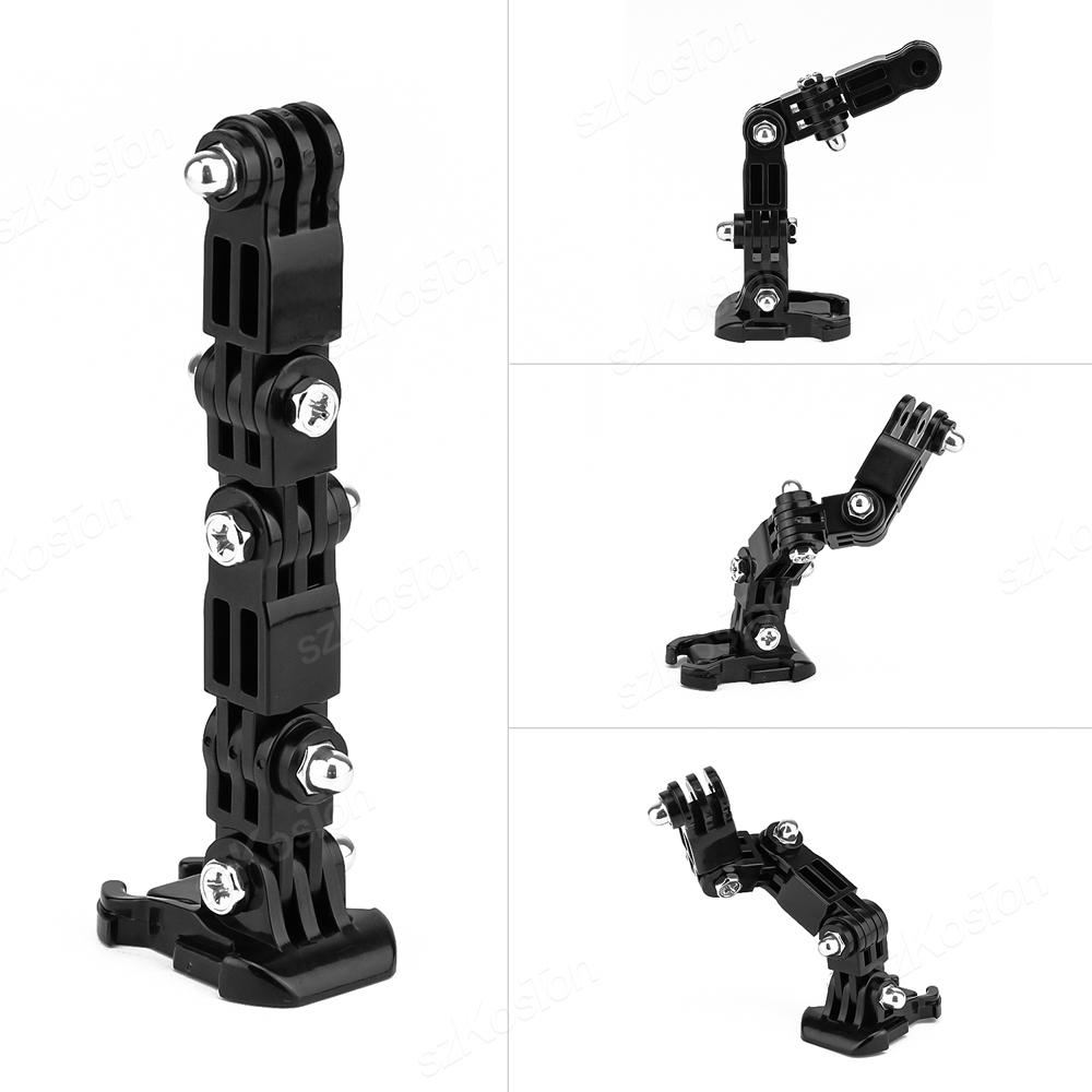 Motorcycle Helmet Chin Mount Kits for GoPro Hero 13 12 11 10 9 8 7 Black DJI Osmo Action 5 4 3 Insta360 Ace Pro with Mount Bases