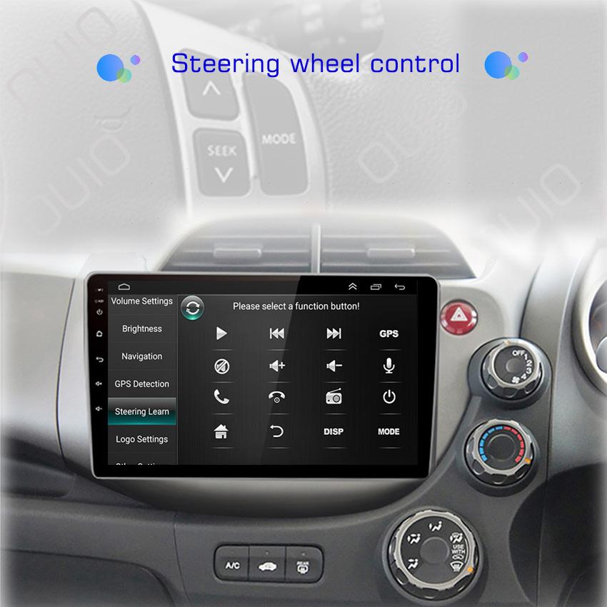 2din 8G+128G 10 inch HD IPS Car Radio Multimedia Player Carplay Auto GPS Navigation DSP BT NO DVD For HONDA FIT JAZZ 2007-2013