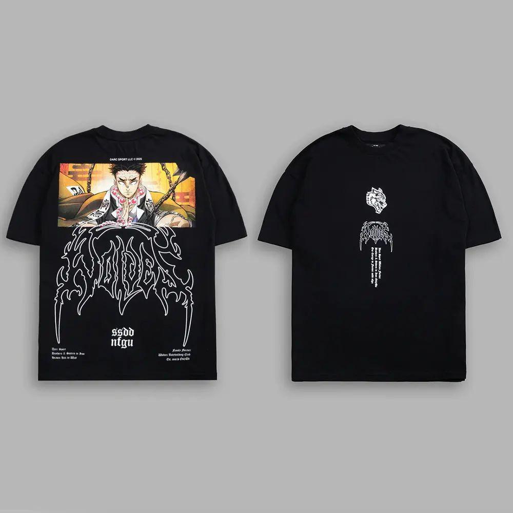 2025 New Summer Women's DARC Sports Cotton T-shirt, High-end NFGU Wolf Hip-hop T-shirt, DARC Sport Men's Short-sleeved Gym