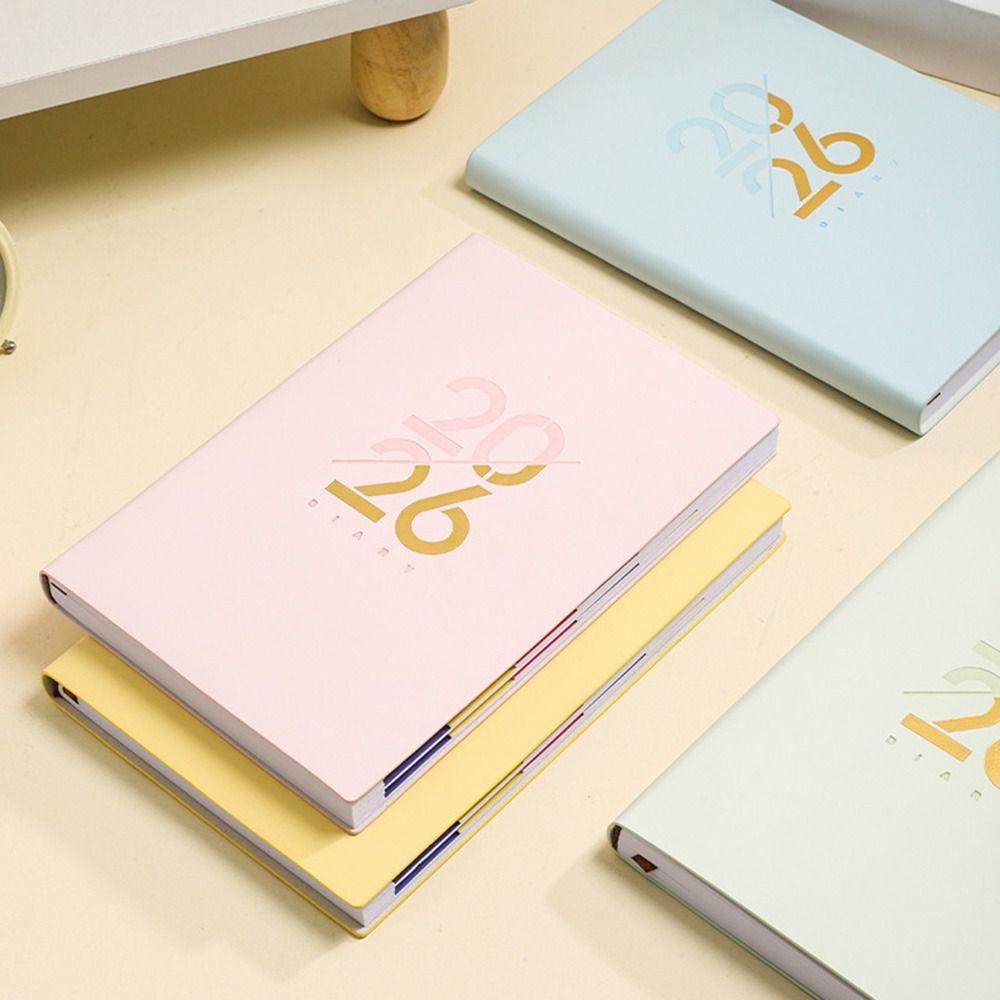 12 Months A5 Agenda Planning Notebook Wear-resistant To-do List Notebook  Student