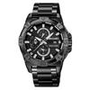 Men’s Watches Fashion Business Date Watch Luxury Men Steel Quartz Wrist Watches Chronograph 3 Dials Male Clock