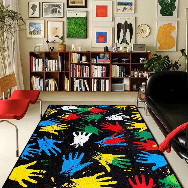 Abstract Creative Carpet for Living Room Decor Sofa Table Large Area Rugs Bedroom Kitchen Hallway Balcony Floor Mat Anti-slip