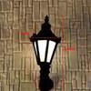 Mini Architectural Courtyard Wall Lamp Light Model Black Outdoor Lamp Dollhouse For Kids Children Adults