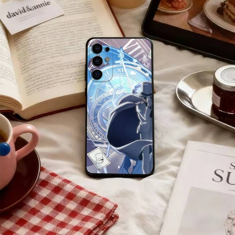

Kaito Kid Phone Case Soft black For Samsung S25,S24,S21,S22,S23,S30,Ultra,S20,Plus,Fe,Lite Samsung S22ULTRA5G