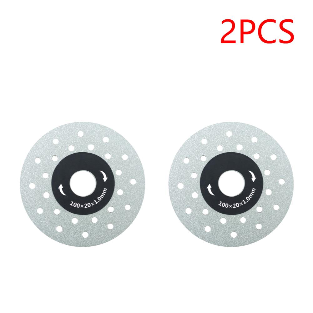 4-Inch/100mm Rock Slabs Cutting Disc Porous Widened Diamond Grinding Disc Cut-Off Wheel Ultra-thin Saw Blade for Angle Grinder