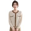 Chinese women's clothing middle-aged and elderly spring and autumn thin outer bottoming shirt new mother spring knitted top